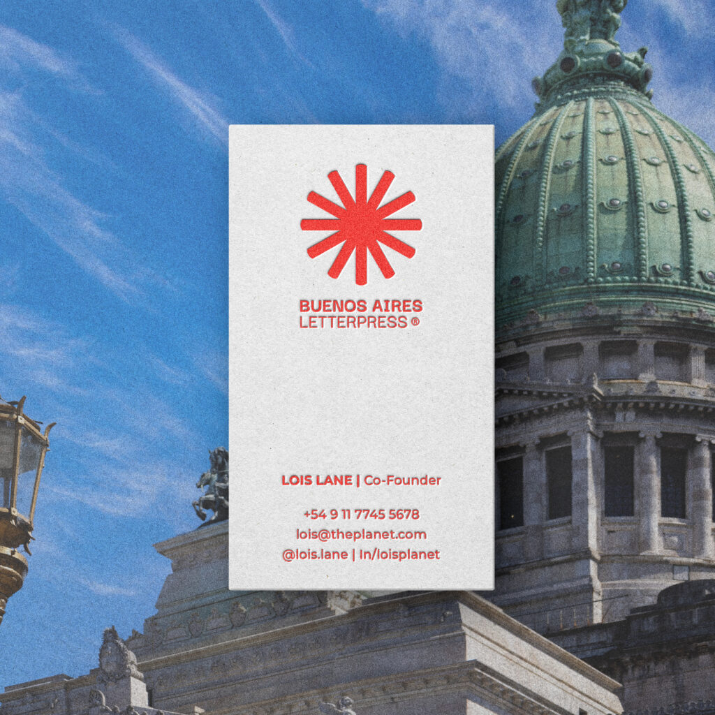 Tarjetas Congreso - Algodón