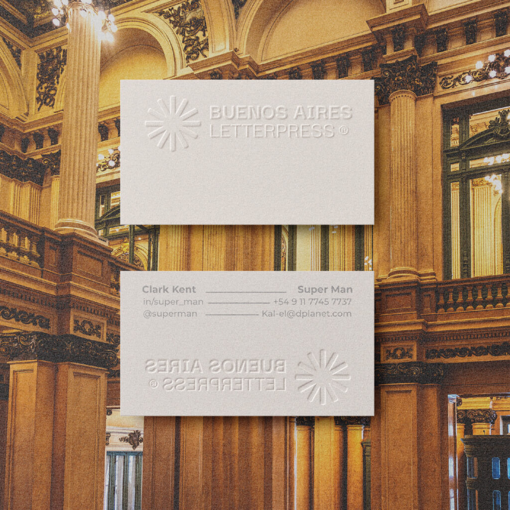 Tarjetas Colón - Algodón